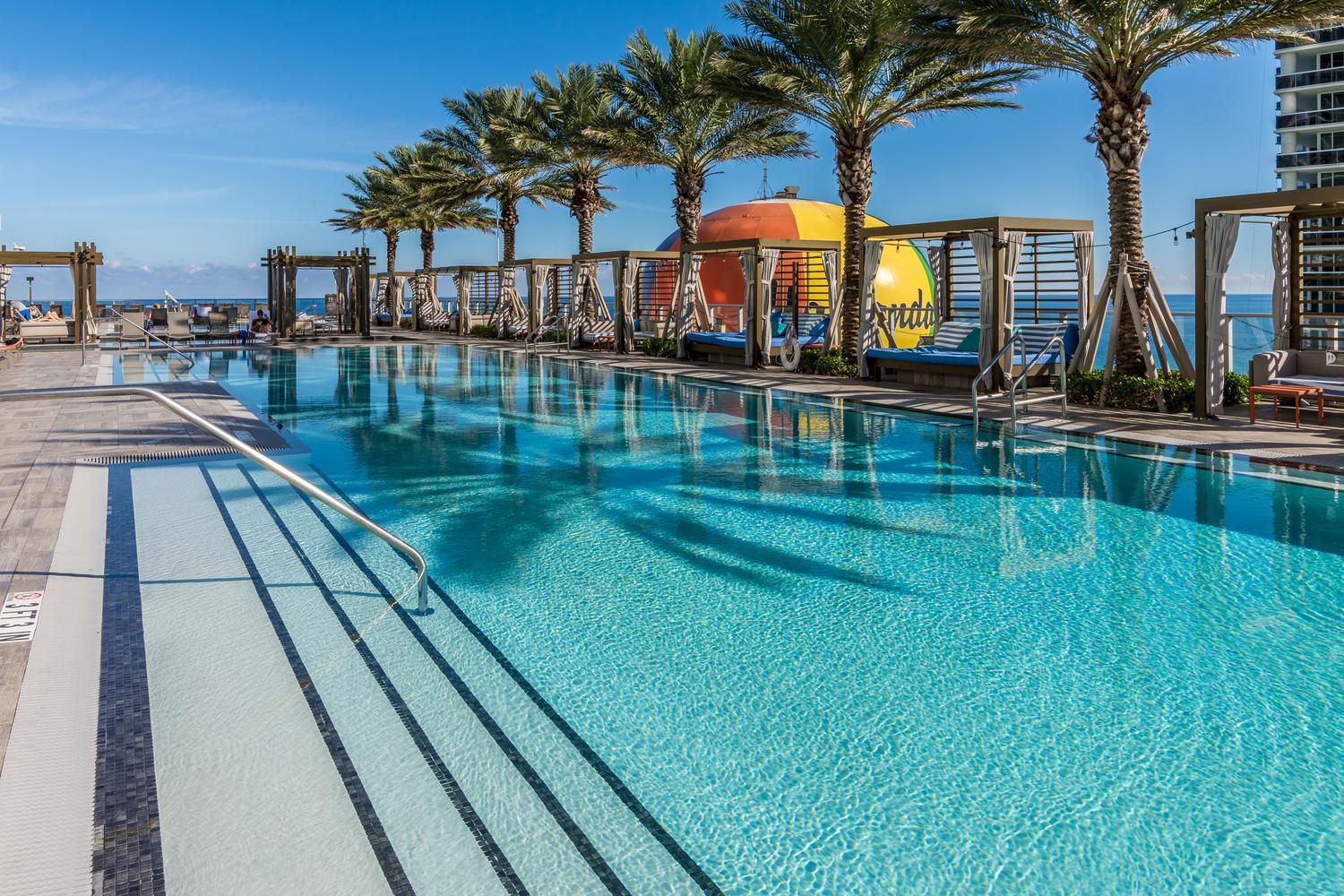 Splendid Resort - Oceanview 1Bdr & 1Ba Apt Right On The Beach, Heated Pool, Gym Hollywood Luaran gambar